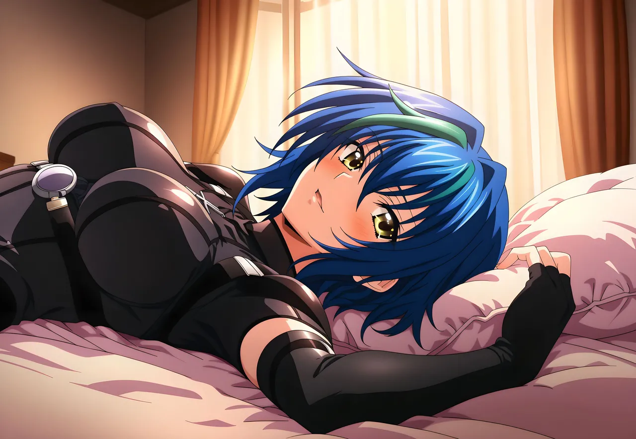 LoveHUwU Xenovia Quarta x Irina Shidou Yuri High School DxD - Image 1