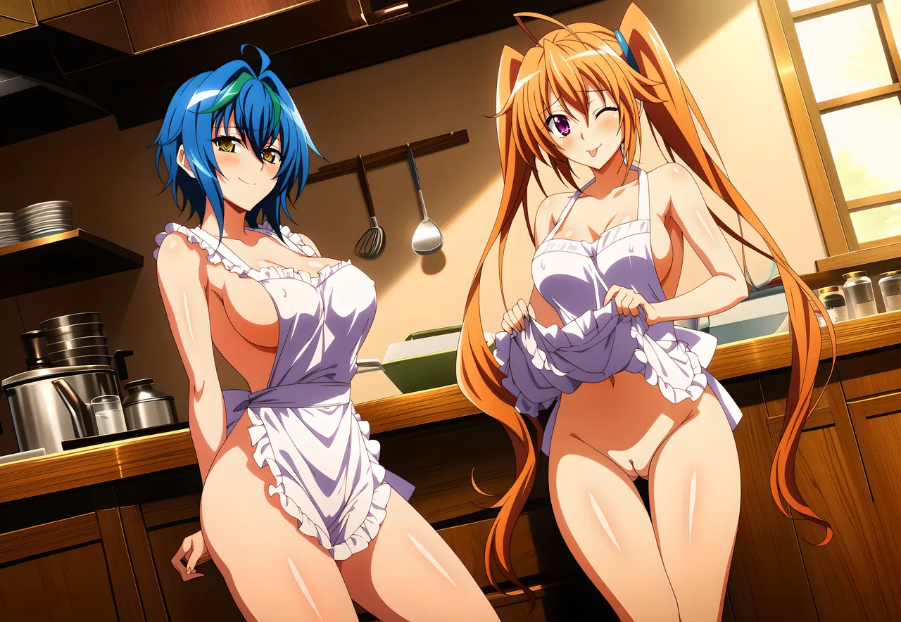 LoveHUwU Xenovia Quarta x Irina Shidou Yuri High School DxD - Image 117
