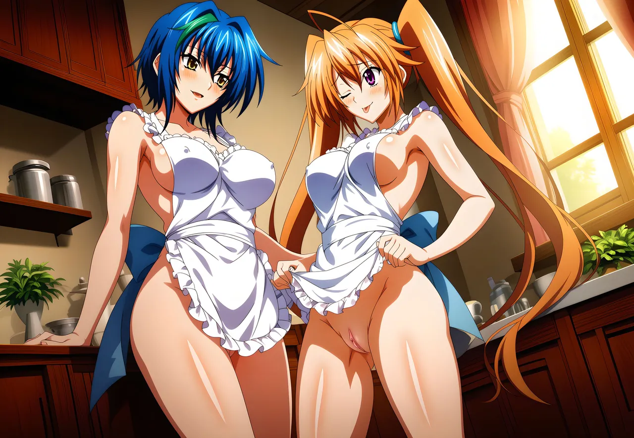 LoveHUwU Xenovia Quarta x Irina Shidou Yuri High School DxD - Image 118