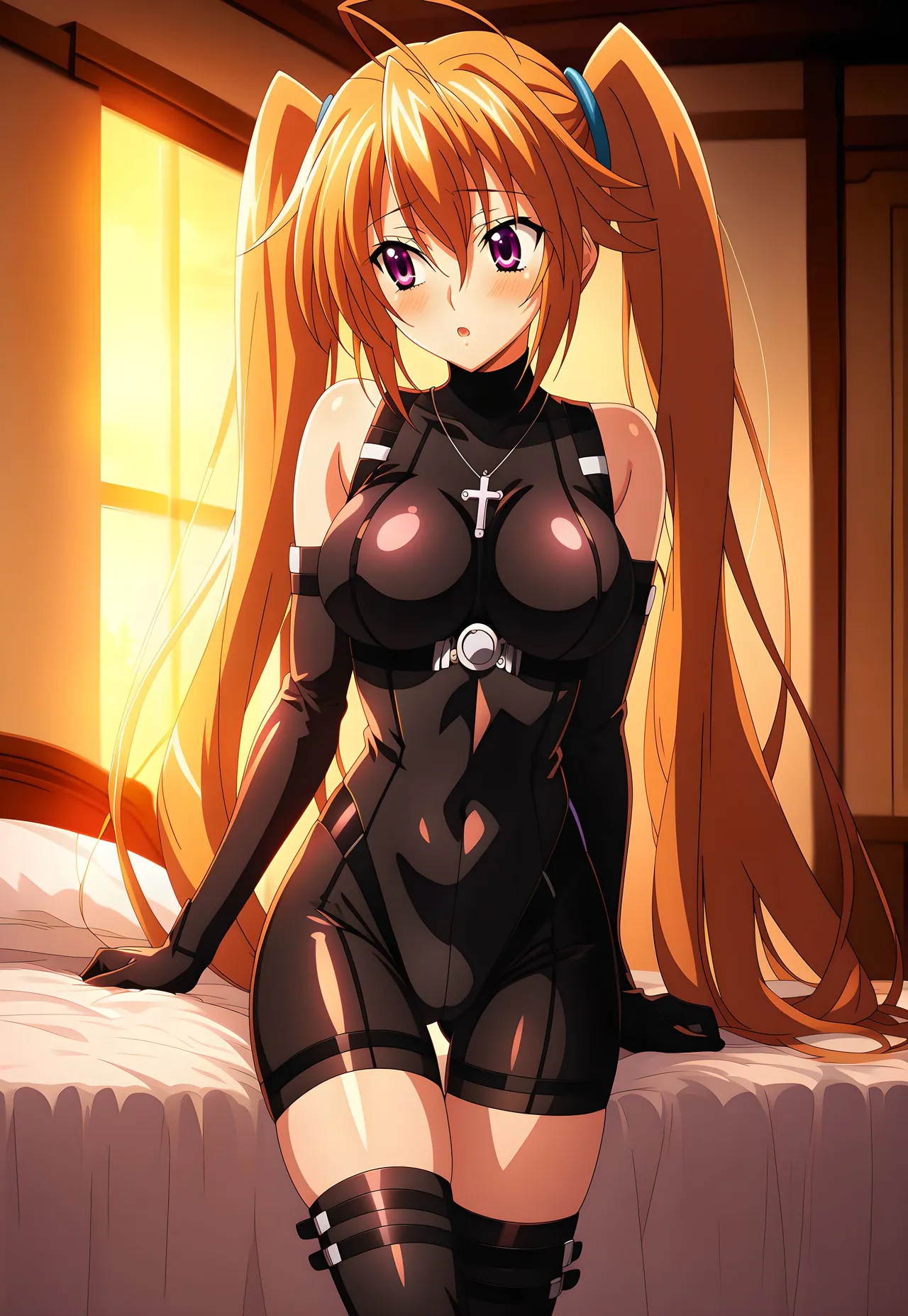 LoveHUwU Xenovia Quarta x Irina Shidou Yuri High School DxD - Image 19