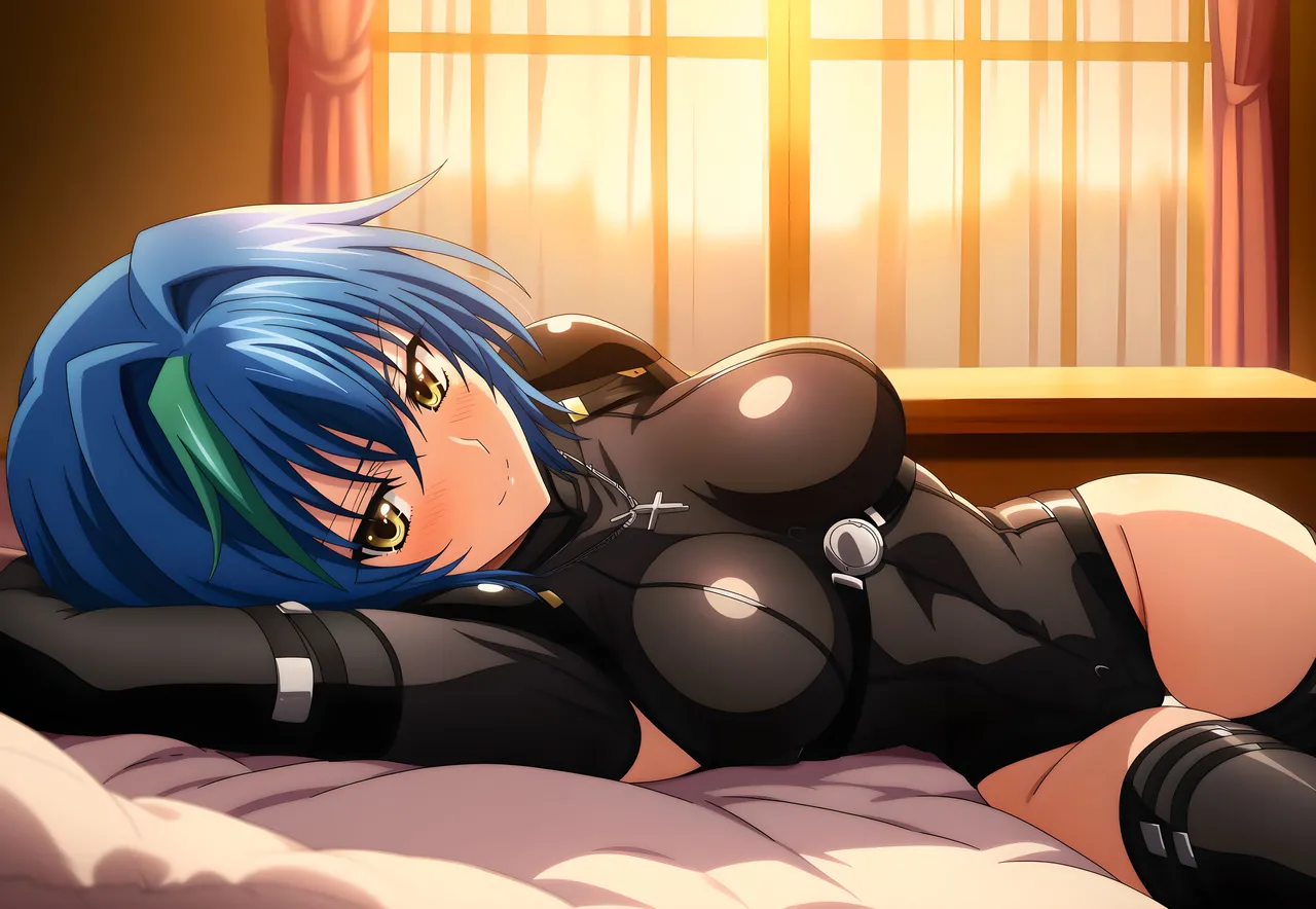 LoveHUwU Xenovia Quarta x Irina Shidou Yuri High School DxD - Image 2