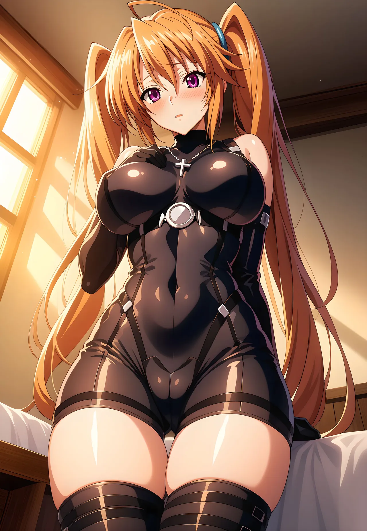 LoveHUwU Xenovia Quarta x Irina Shidou Yuri High School DxD - Image 22