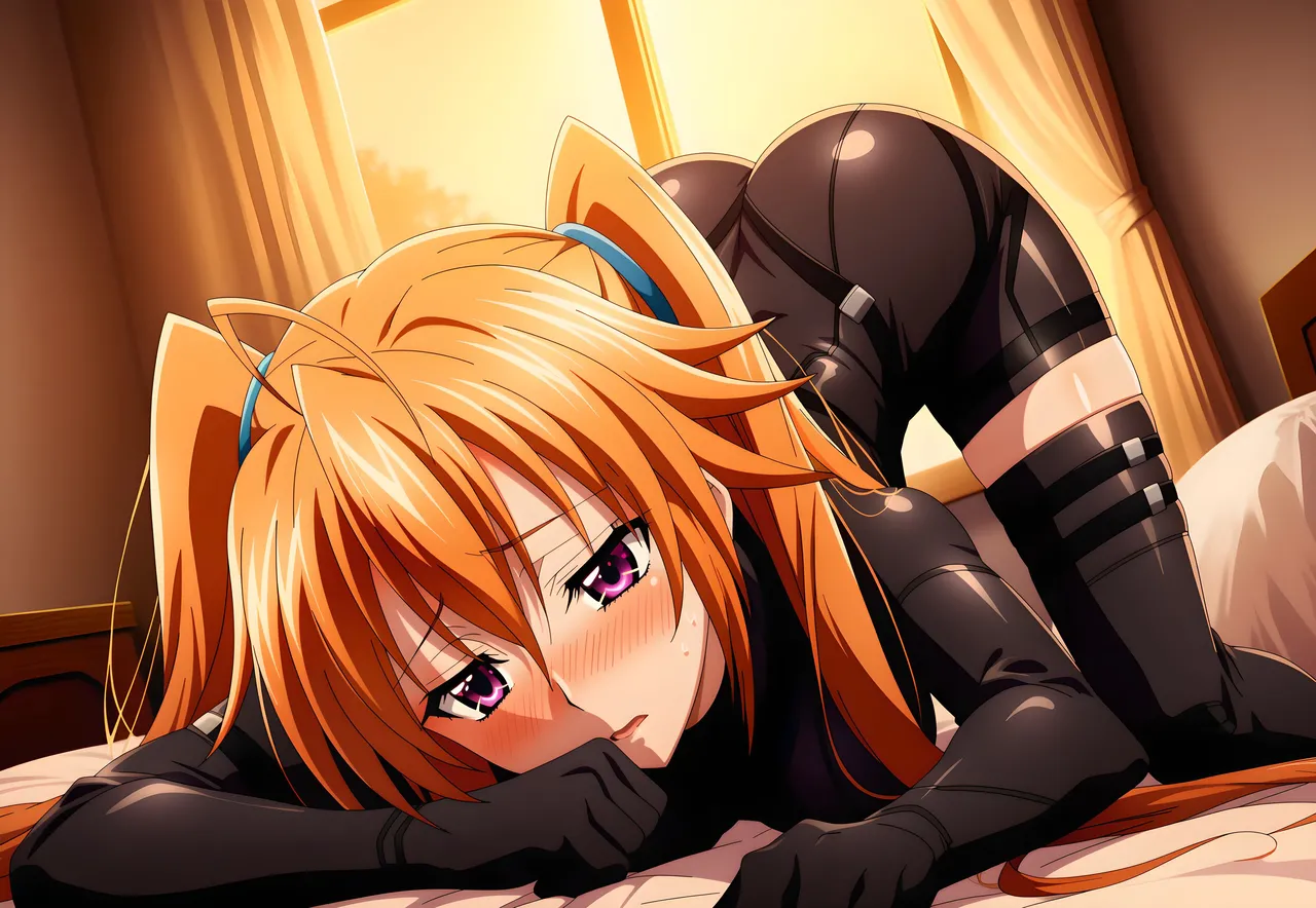 LoveHUwU Xenovia Quarta x Irina Shidou Yuri High School DxD - Image 24