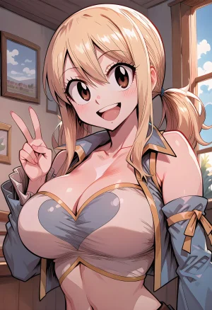 Lucy Heartfilia 12 NSFW Fairy Tail Sin Censura - Page 9