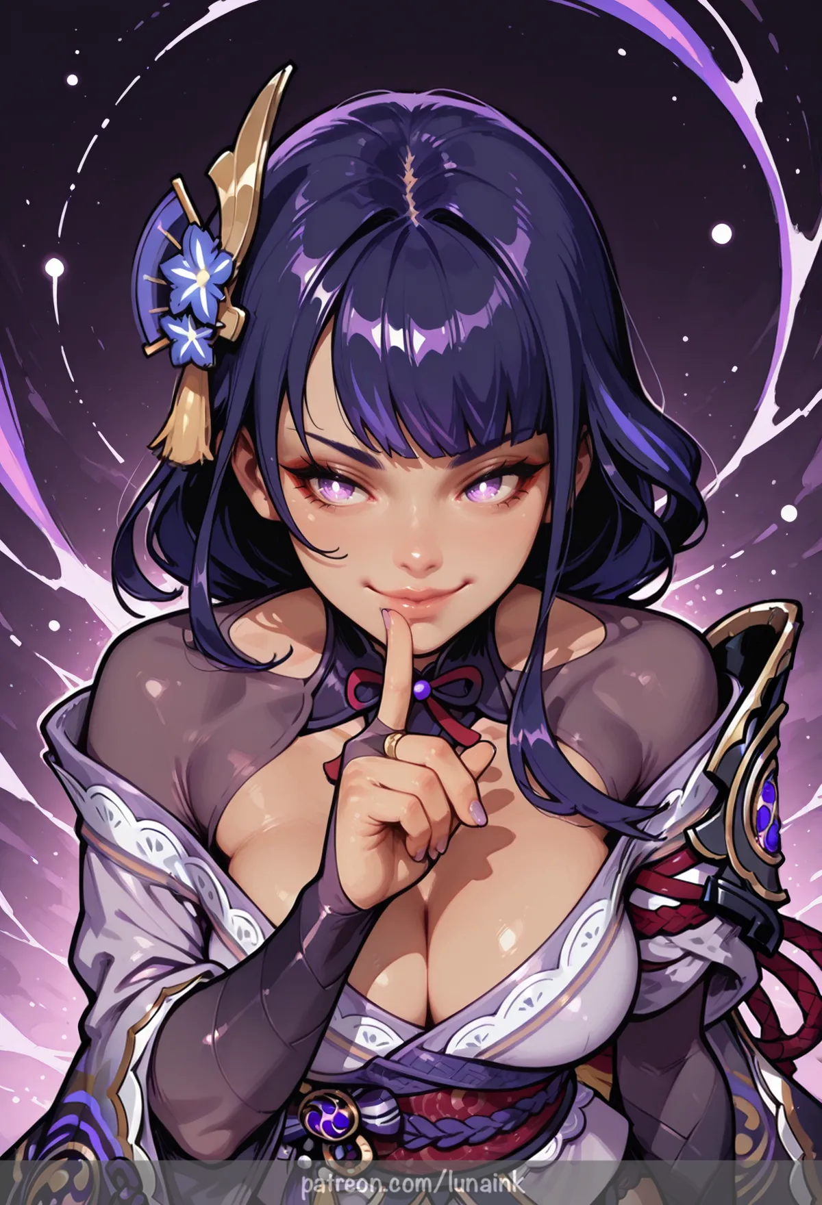 Lunaink - Raiden Shogun Genshin Impact Patreon - Image 15