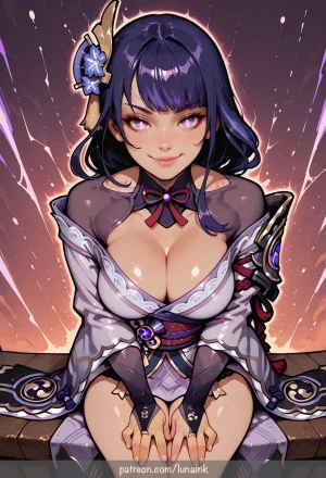 Lunaink - Raiden Shogun Genshin Impact Patreon - Page 6