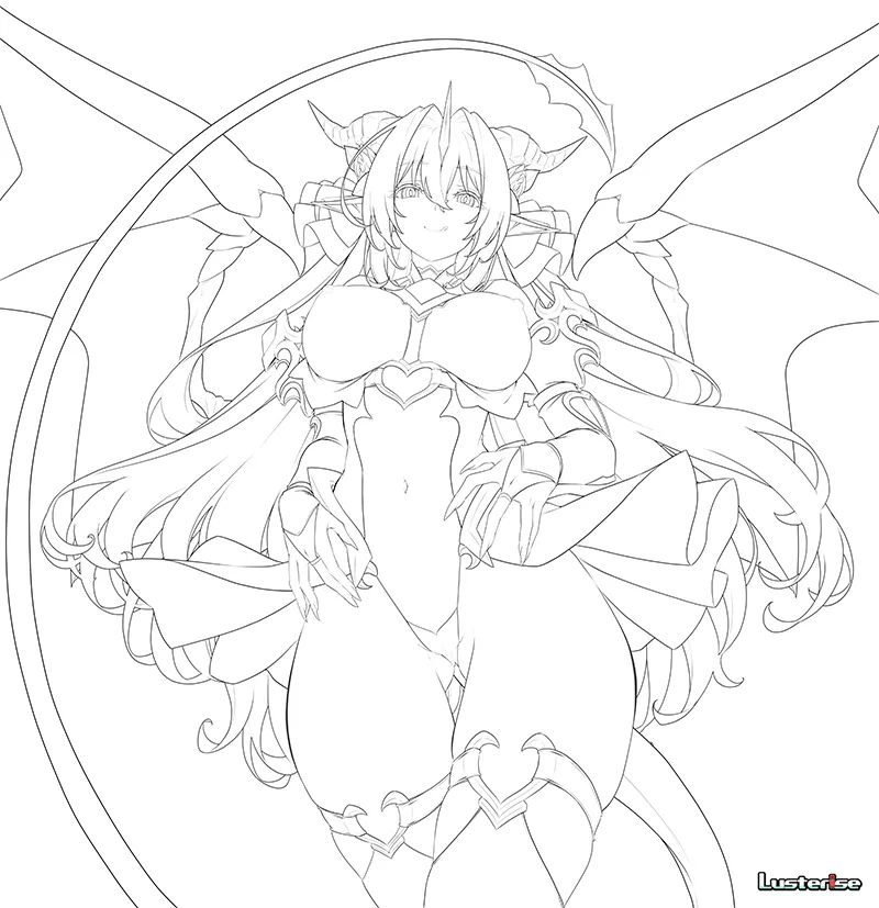 Lusterise Kouyoku Senki ExS-Tia Marina Newly Illustrated Art Book Digital - Image 3