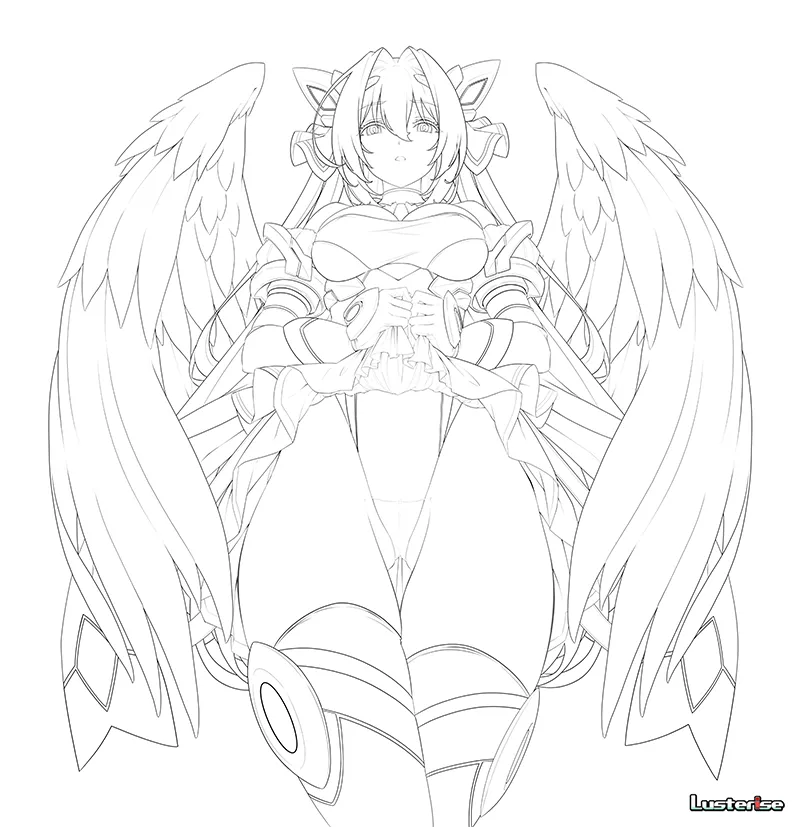 Lusterise Kouyoku Senki ExS-Tia Marina Newly Illustrated Art Book Digital - Image 4