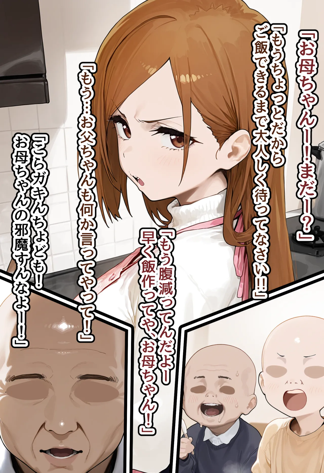 美少女がキモ男に妊娠させられる 男勝りな強気美少女釘崎野薔薇ちゃんは孕ませおじさんのデカマラファックで即敗北ドMで甘えん坊な妊婦妻に堕ちる - Image 166