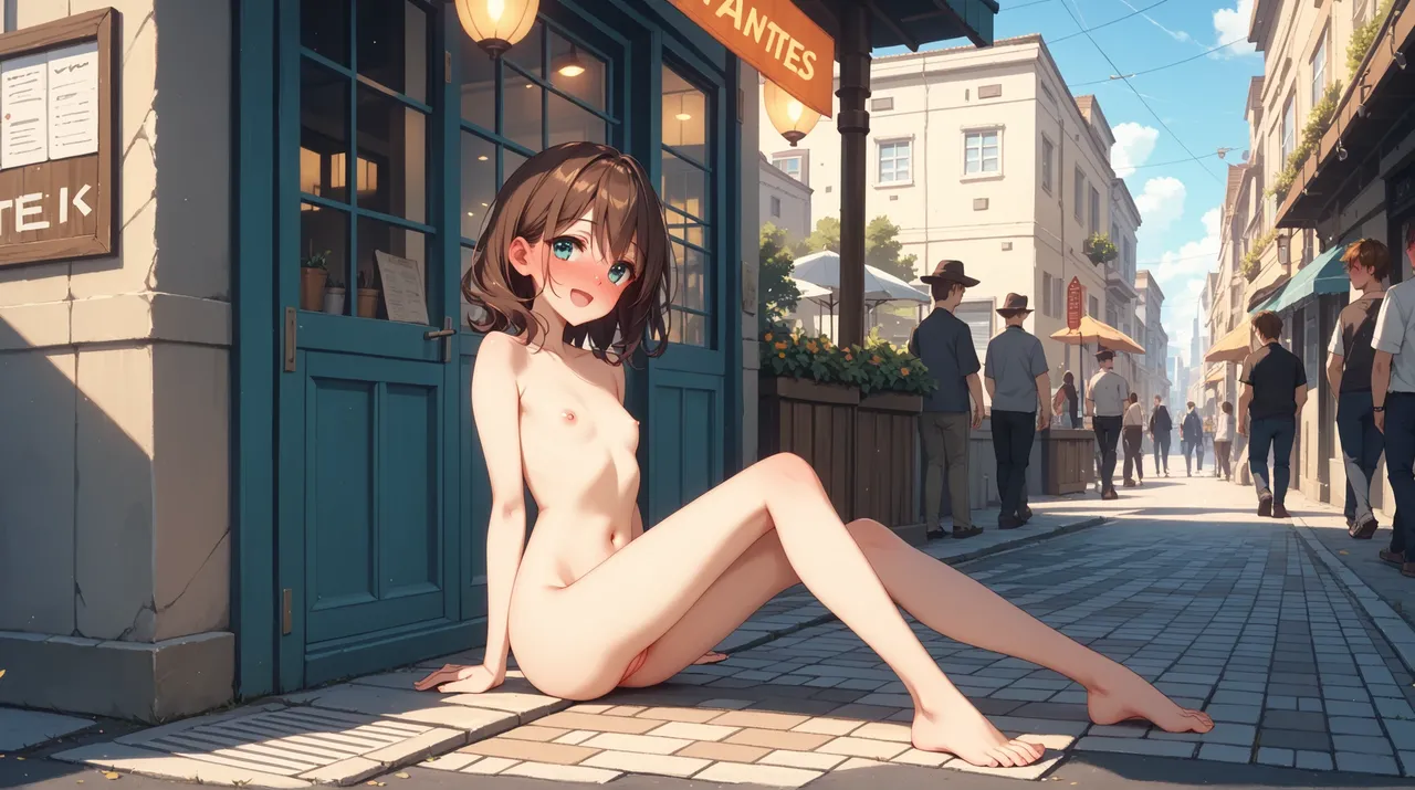 machidjū de hadaka o misetsukeru Minako-chan - Image 12