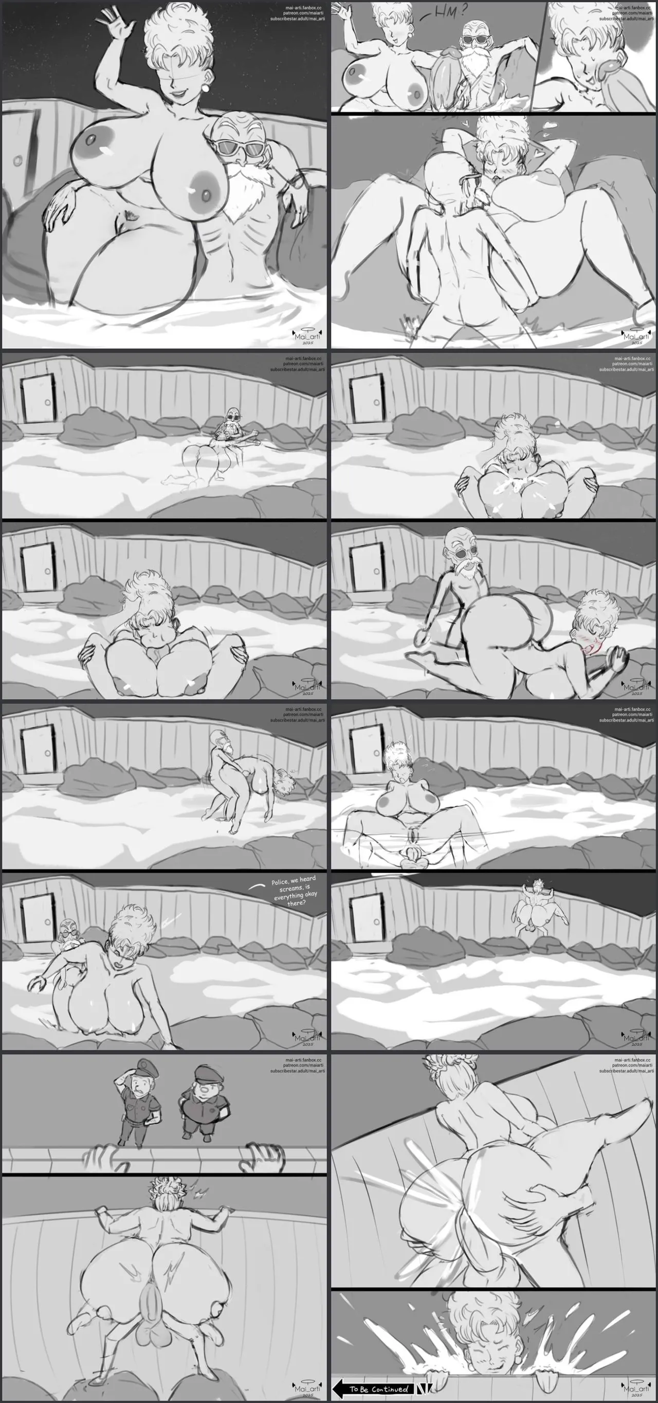 Mai_Arti Mixed bath with Master Roshi Complete Edition so far Dragon Ball Z Ongoing - Image 68