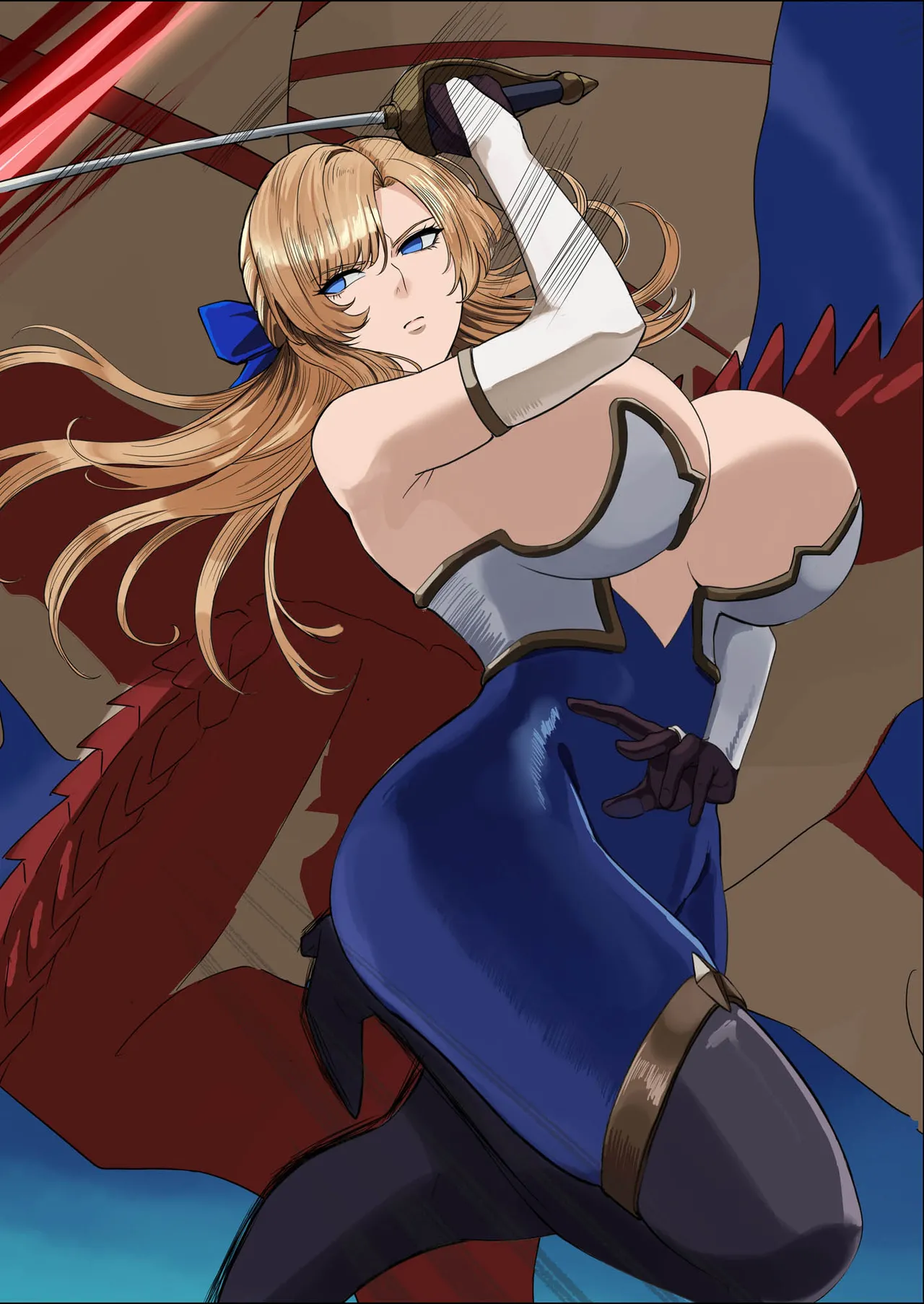 Mainichi Angel Caballera Femenina de Enormes Pechos Aliarme con un monstruo debilucho Qué clase de broma es esta Spanish MerylSubs Digital - Image 13