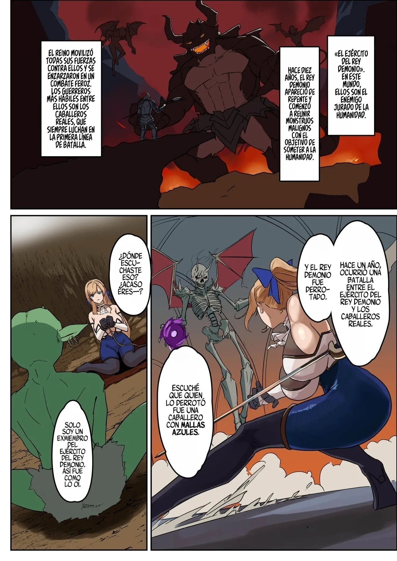 Mainichi Angel Caballera Femenina de Enormes Pechos Aliarme con un monstruo debilucho Qué clase de broma es esta Spanish MerylSubs Digital - Image 24