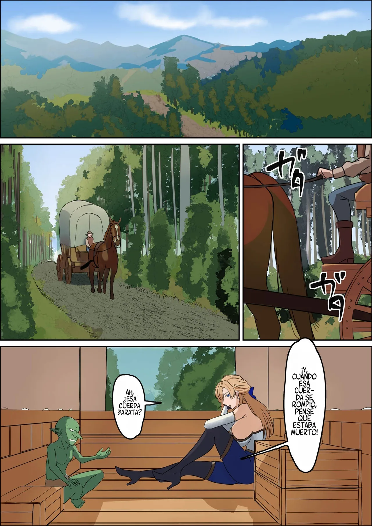 Mainichi Angel Caballera Femenina de Enormes Pechos Aliarme con un monstruo debilucho Qué clase de broma es esta Spanish MerylSubs Digital - Image 55