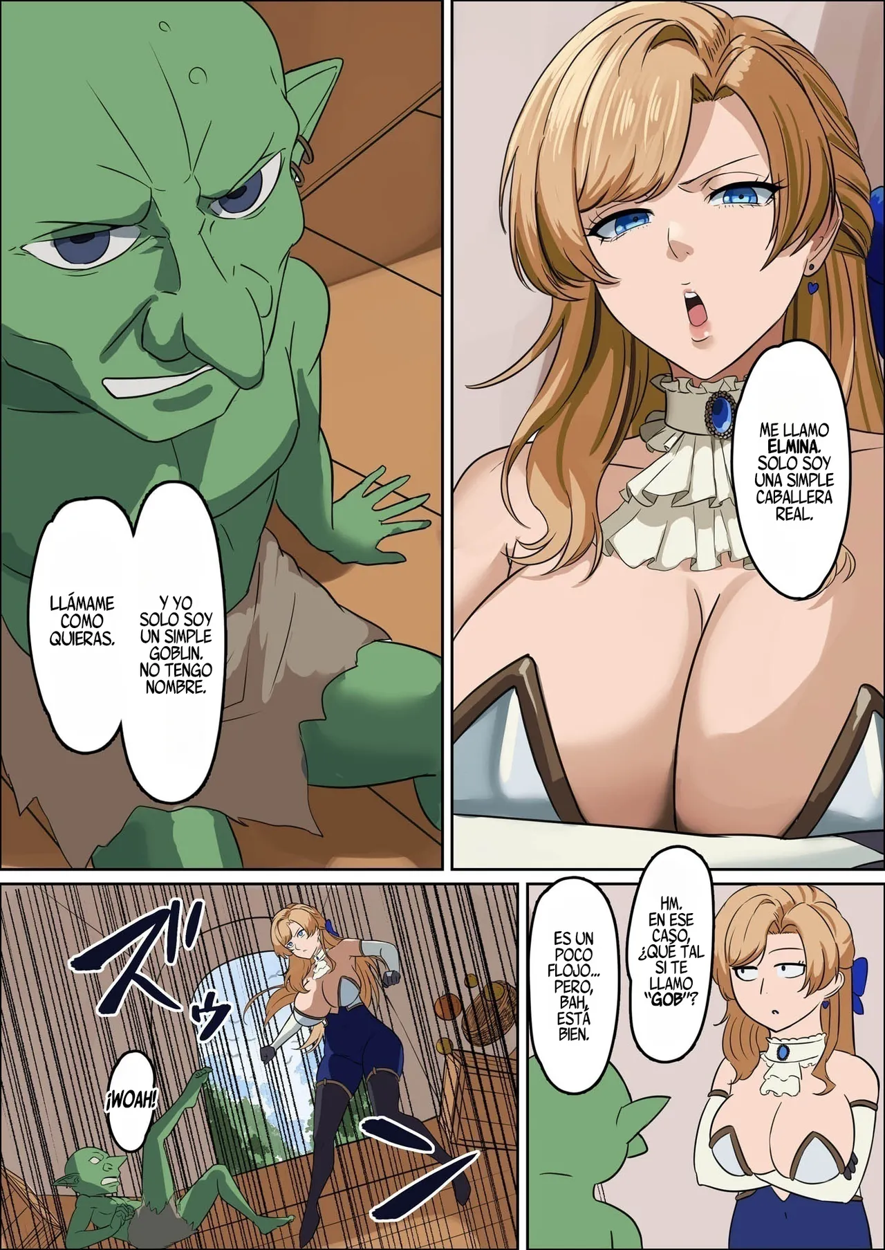 Mainichi Angel Caballera Femenina de Enormes Pechos Aliarme con un monstruo debilucho Qué clase de broma es esta Spanish MerylSubs Digital - Image 58