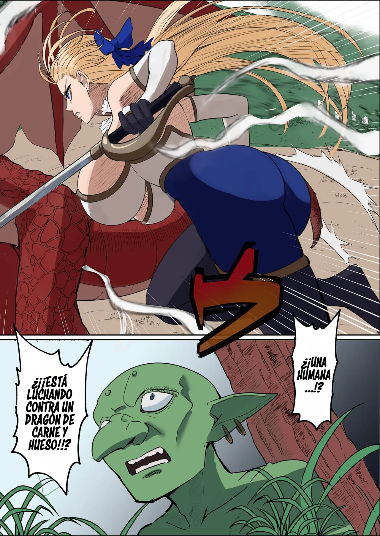 Mainichi Angel Caballera Femenina de Enormes Pechos Aliarme con un monstruo debilucho Qué clase de broma es esta Spanish MerylSubs Digital - Image 7