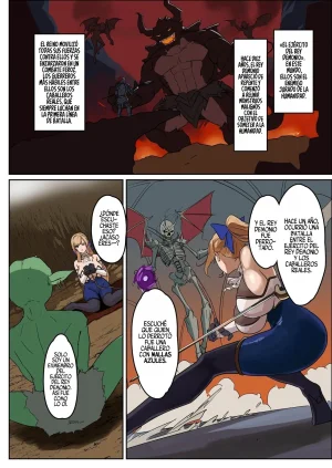 Mainichi Angel Caballera Femenina de Enormes Pechos Aliarme con un monstruo debilucho Qué clase de broma es esta Spanish MerylSubs Digital - Page 24