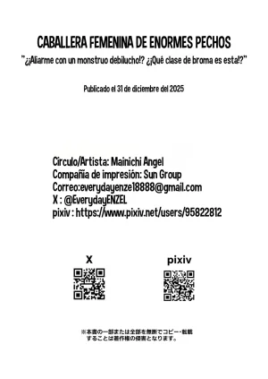 Mainichi Angel Caballera Femenina de Enormes Pechos Aliarme con un monstruo debilucho Qué clase de broma es esta Spanish MerylSubs Digital - Page 61