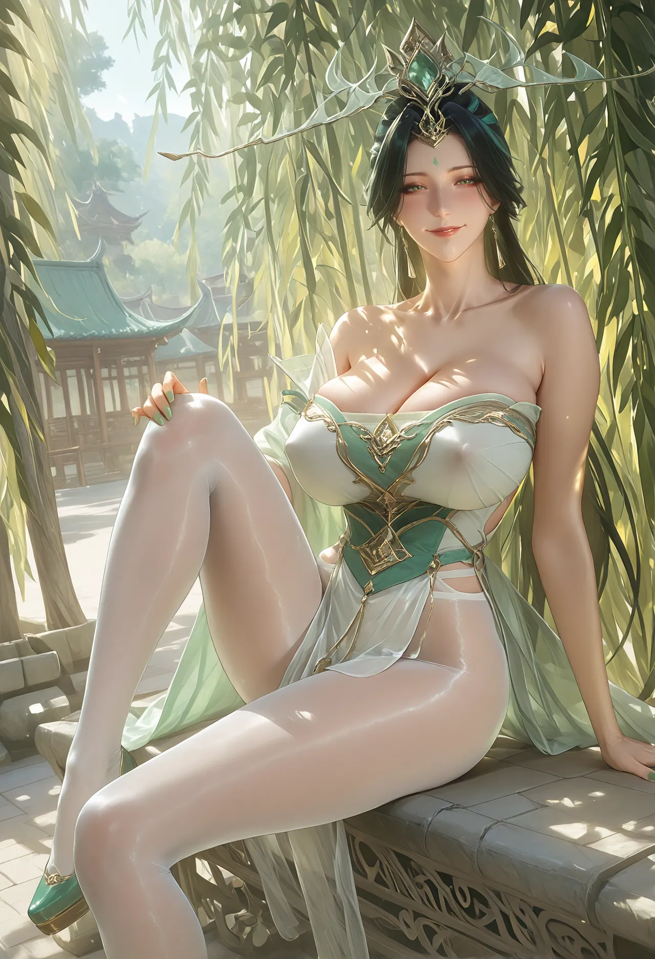 ManAI古风美 柳神的石村回忆古風美 柳神の石村記憶120PAI - Image 10