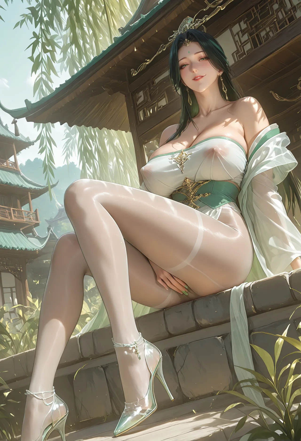 ManAI古风美 柳神的石村回忆古風美 柳神の石村記憶120PAI - Image 15