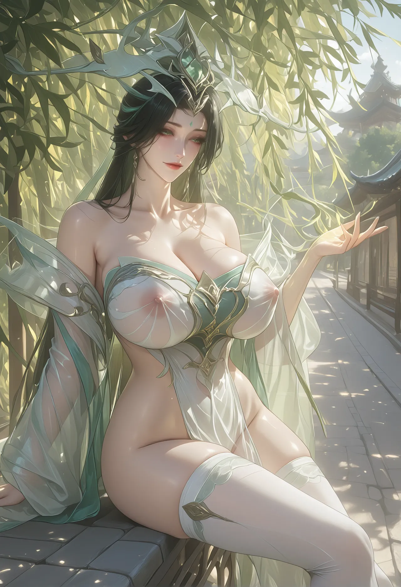 ManAI古风美 柳神的石村回忆古風美 柳神の石村記憶120PAI - Image 2