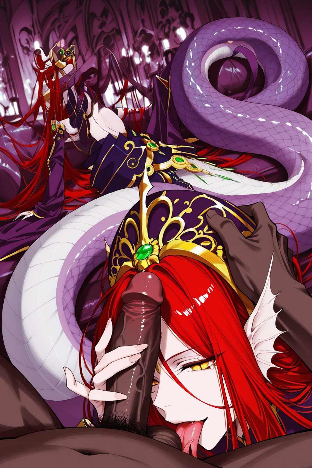 美杜莎女王纯口交 manhua 国漫 - Image 32