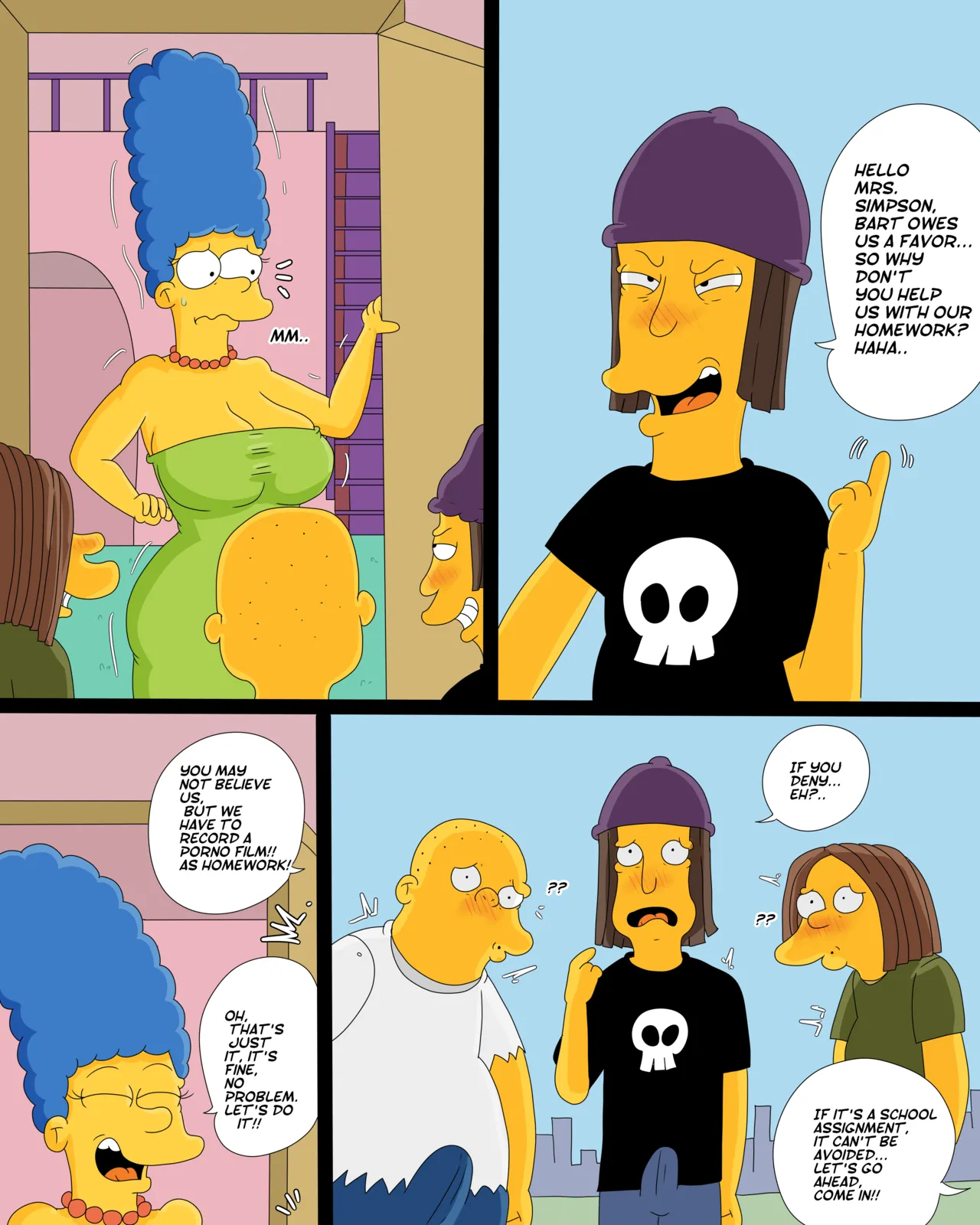 Marecattus The Bullies The Simpsons - Image 12