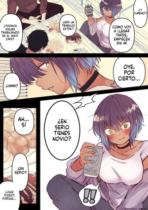 Marinemate Boyish de Kyonyuu na Kanojo ga Mukashi no Otoko Tomodachi to Nomikai ni Itta Kiri - Page 3