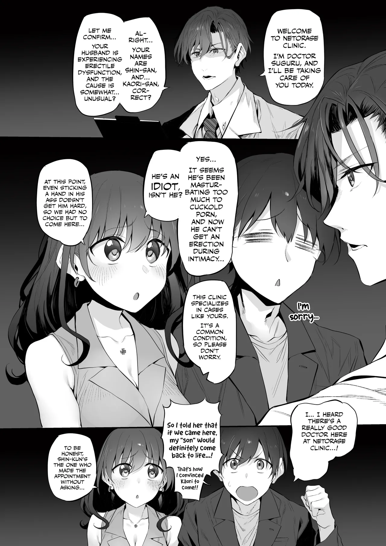 Marked-Two Suga Hideo Netorase Clinic English Hoshi Scans Digital - Image 4