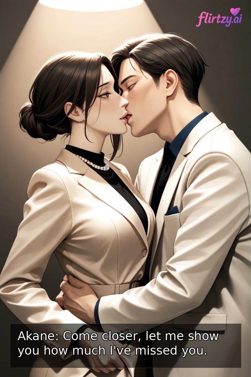 Maternal Intimacy Akanes Forbidden Bond - Adult son creampies his mature mom - 12 Pics - Image 1