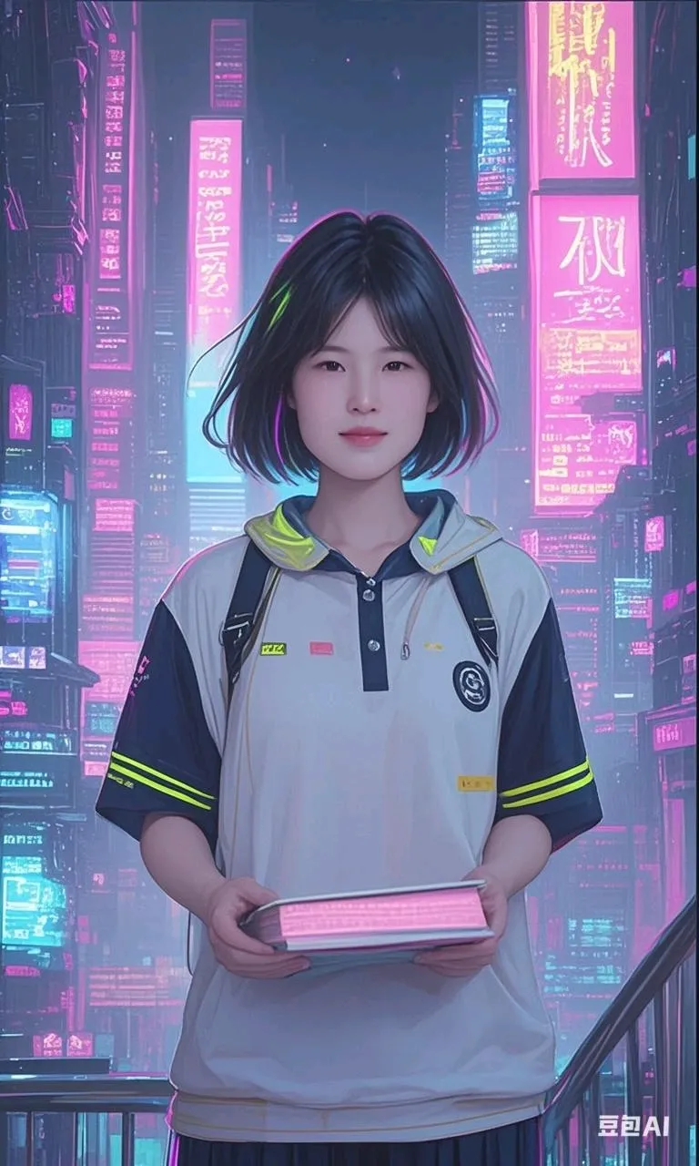 Math Girl Jumping GodSix - Image 222