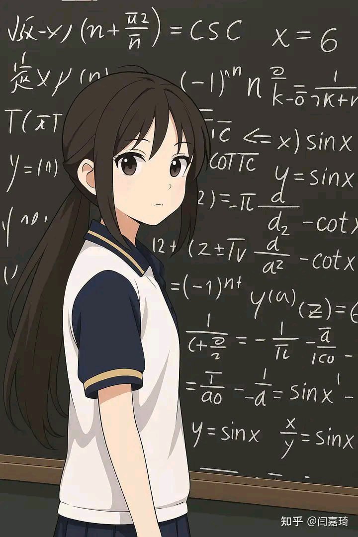 Math Girl Jumping GodSix - Image 576