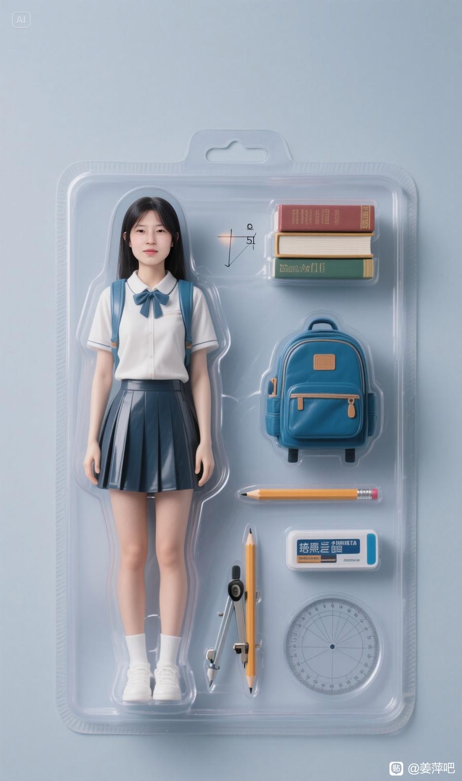 Math Girl Jumping GodSix - Image 644