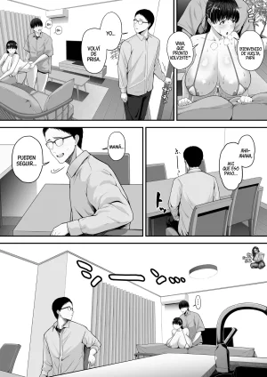 Mauboumen Papa Kounin Tanin Chinpo de Meccha iku Mama no HanashiHistoria De Una MILF Que Se Viene Como Loca Con La Polla De Un Extraño Com El Permiso De Su Esposo Spanish BigDaddy Scan - Page 14