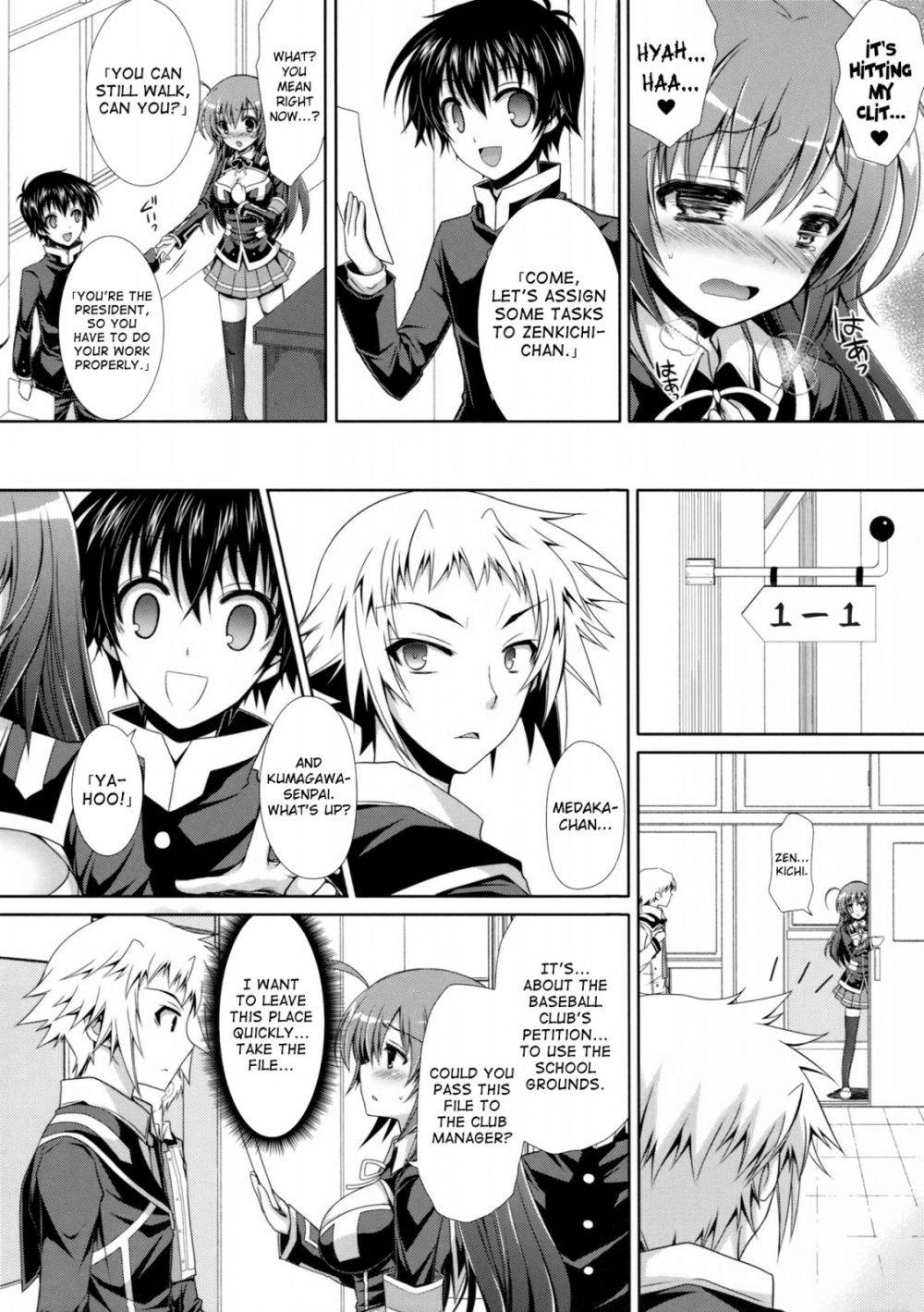 Medaka-chan Sakunyuu 5 - Kumagawa-chan Teases Medaka-chan With a Vibrator - Image 9