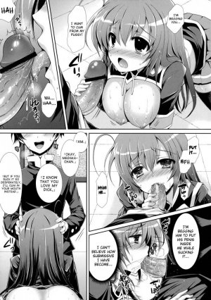 Medaka-chan Sakunyuu 5 - Kumagawa-chan Teases Medaka-chan With a Vibrator - Page 14
