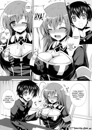 Medaka-chan Sakunyuu 5 - Kumagawa-chan Teases Medaka-chan With a Vibrator - Page 4