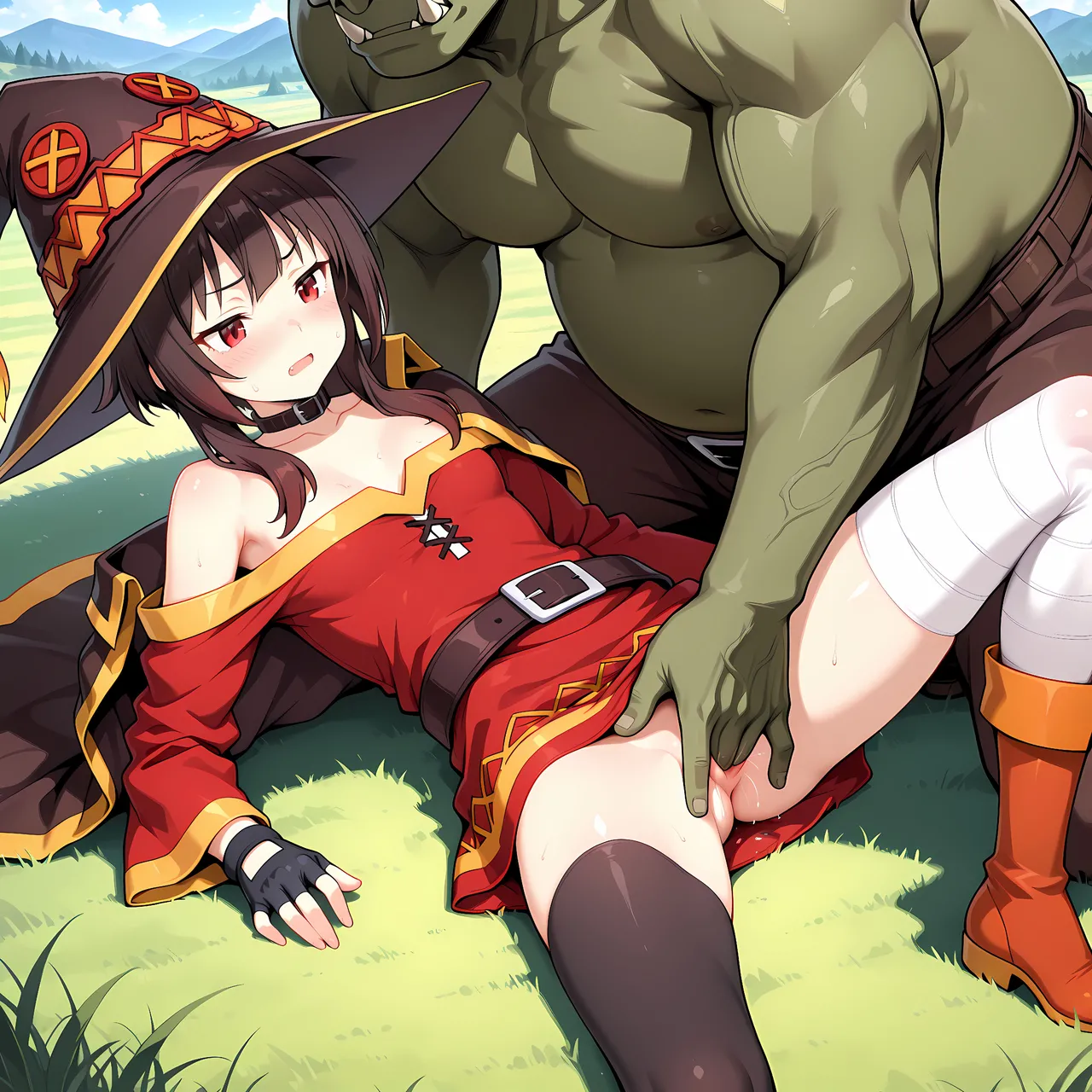 白い物質 Megumin - Explosion Adventures - Captured Kono Subarashii Sekai ni Syukufuku o - Image 11
