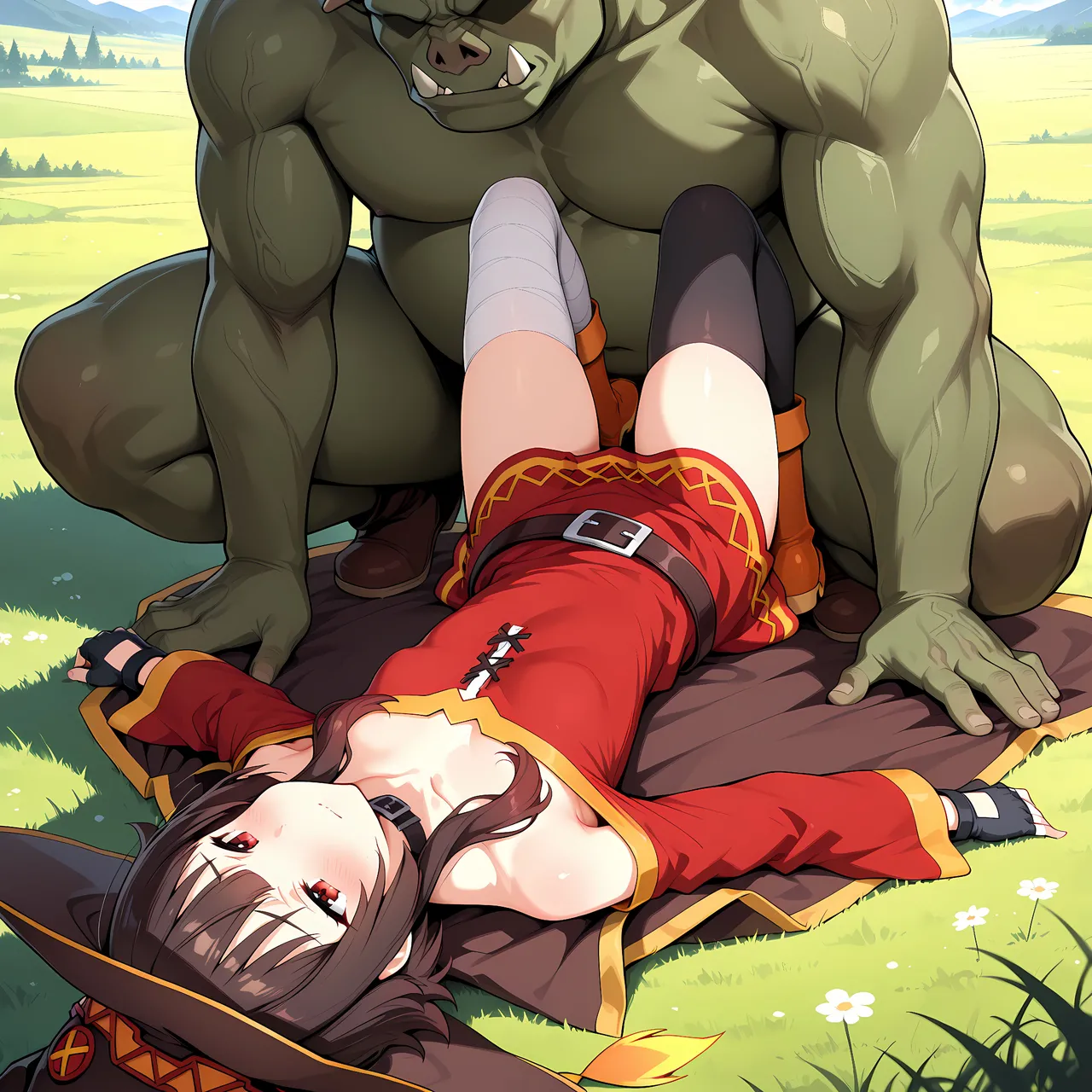 白い物質 Megumin - Explosion Adventures - Captured Kono Subarashii Sekai ni Syukufuku o - Image 7