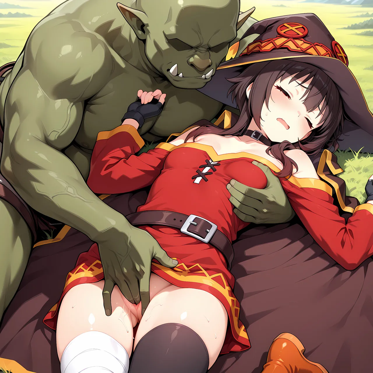 白い物質 Megumin - Explosion Adventures - Captured Kono Subarashii Sekai ni Syukufuku o - Image 8