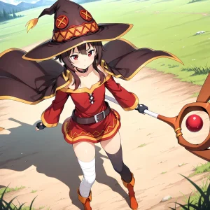 白い物質 Megumin - Explosion Adventures - Captured...