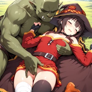 白い物質 Megumin - Explosion Adventures - Captured Kono Subarashii Sekai ni Syukufuku o - Page 8