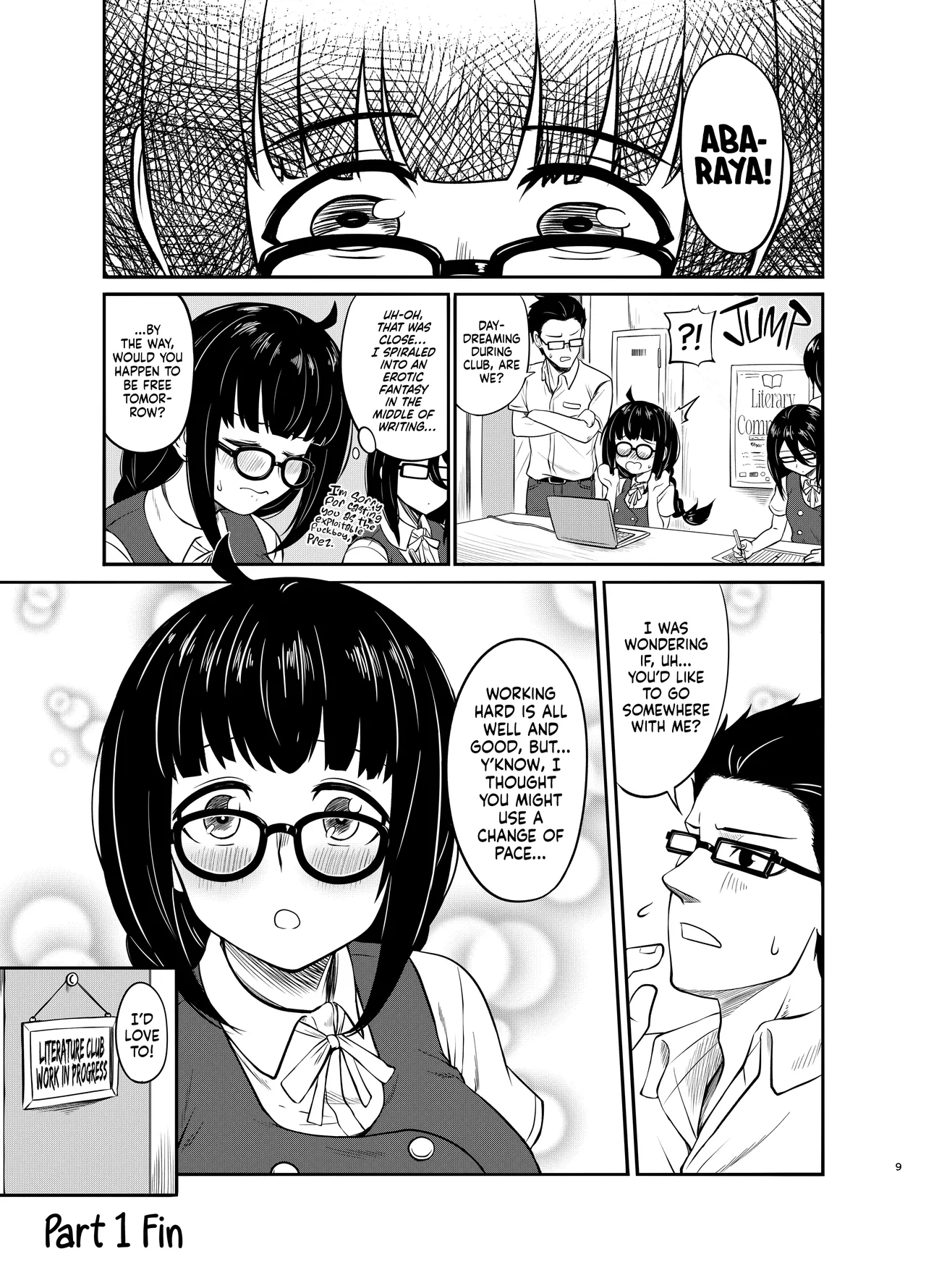 MELODIYA Rodion Megane Kouhai no Mousou Ero Shousetsu ー The Bespectacled Juniors Smut Fantasy Novel English head empty Digital - Image 10