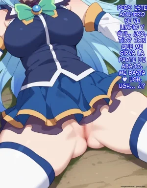 Michibata de Deisui Shiteru Aqua-sama ni Mizu ni Jouka Dekinai Kurai Kotteri Zaamen Sosoide Mudan Haramase Shichau Hanashi Spanish MTL - Page 16