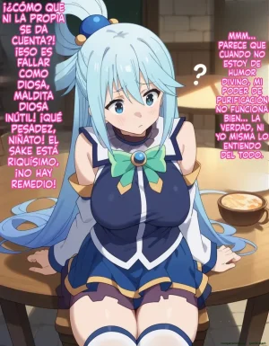 Michibata de Deisui Shiteru Aqua-sama ni Mizu ni Jouka Dekinai Kurai Kotteri Zaamen Sosoide Mudan Haramase Shichau Hanashi Spanish MTL - Page 38