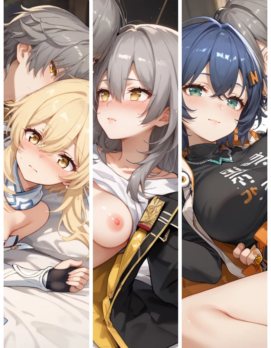 開拓者とmiHoYo女主人公のクロスオーバーえっち - Image 1