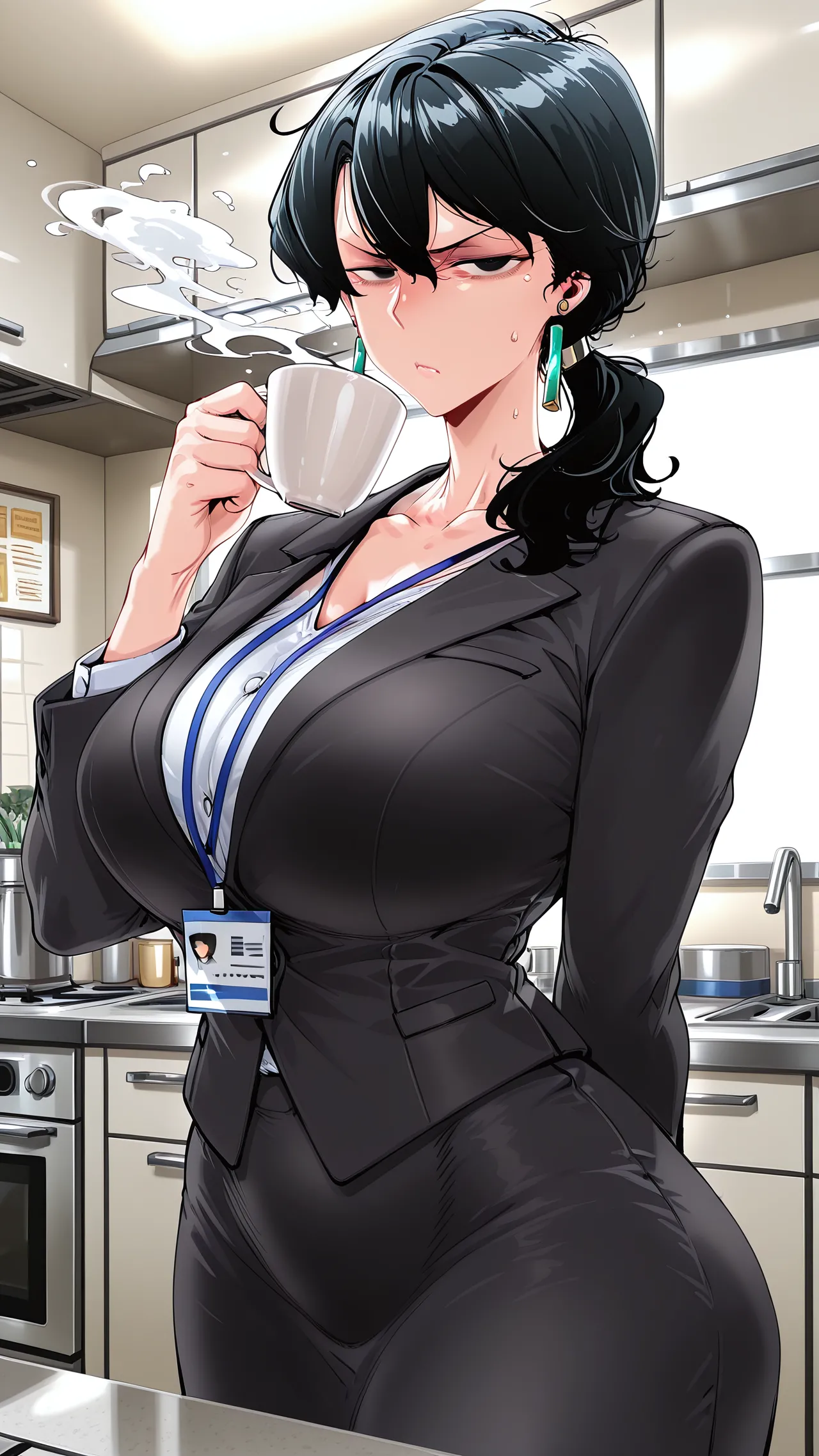 Mika MiwasaMother Corruption My Widowed Single Mother Gets Railed By Her Boss Every Day - Image 1