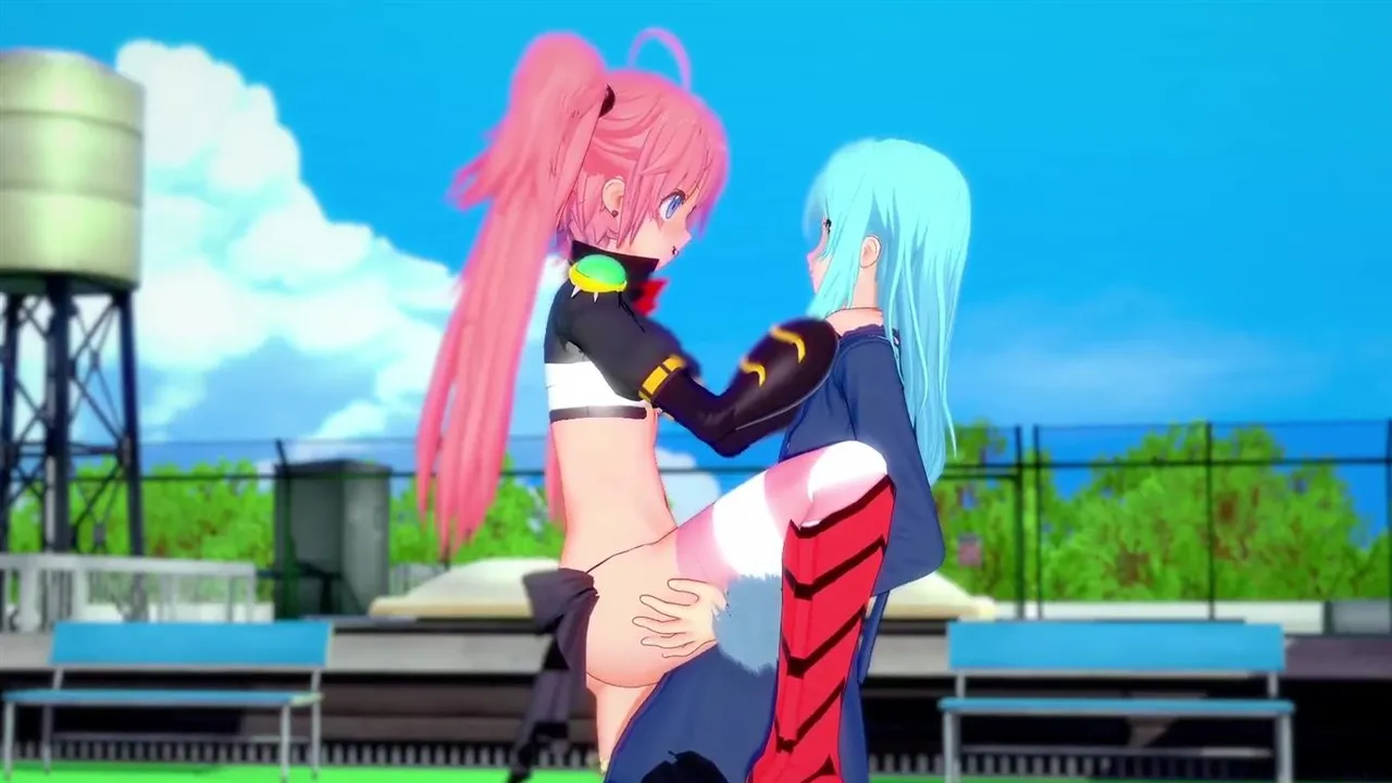 Milim Rides Rimaru Standing Up That Time I Got Reincarnated As A Slime Parody - Image 1