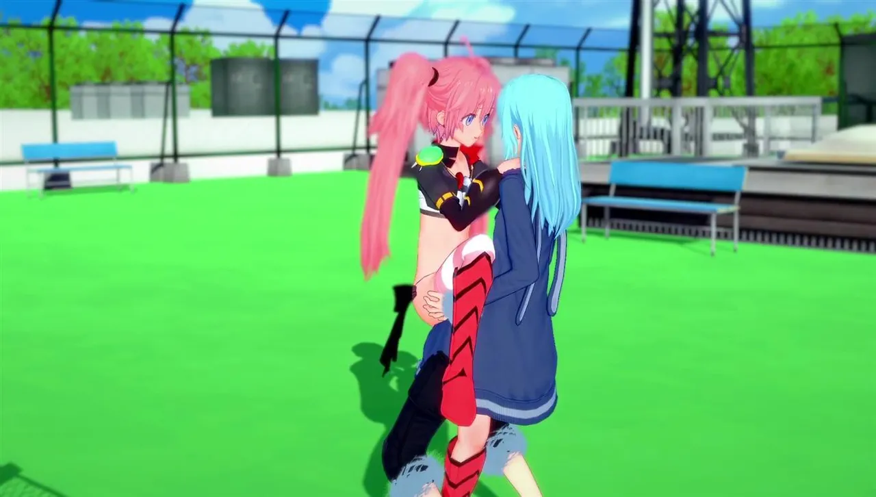 Milim Rides Rimaru Standing Up That Time I Got Reincarnated As A Slime Parody - Image 5