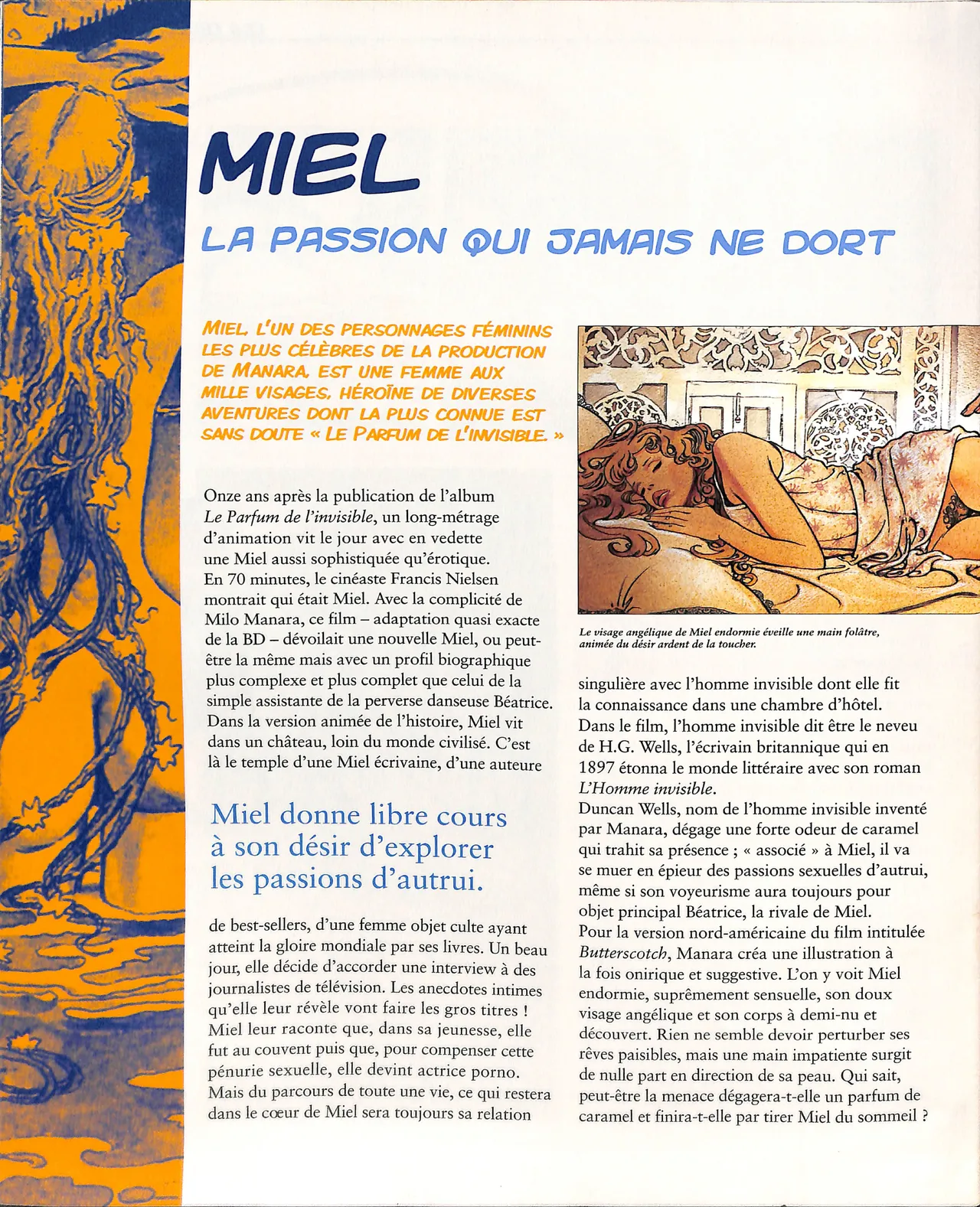 Milo Manara Figurines 37 Miel - Le Parfum de linvisible French - Image 14